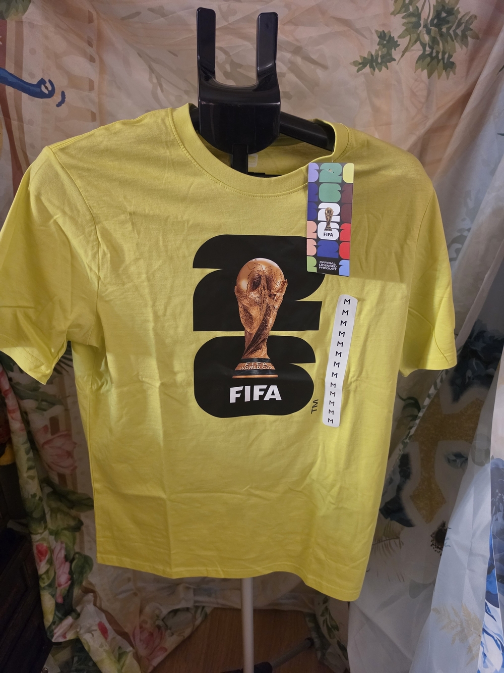 FIFA Men's Yellow World Cup Trophy Short Sleeve Tee